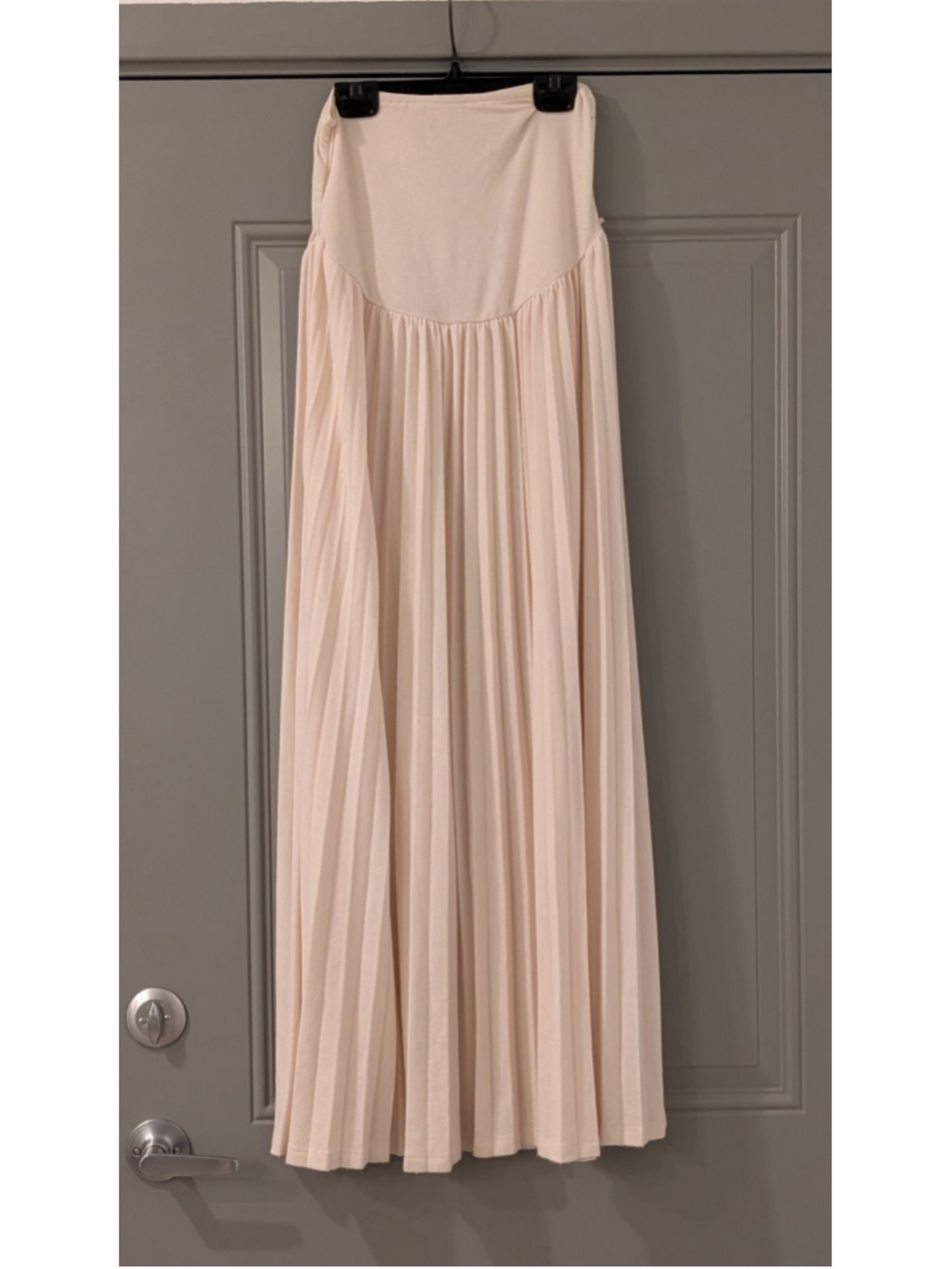 Anthropologie Lioness Pleated Maxi Skirt Cream Ivory Size medium - Picture 5 of 11